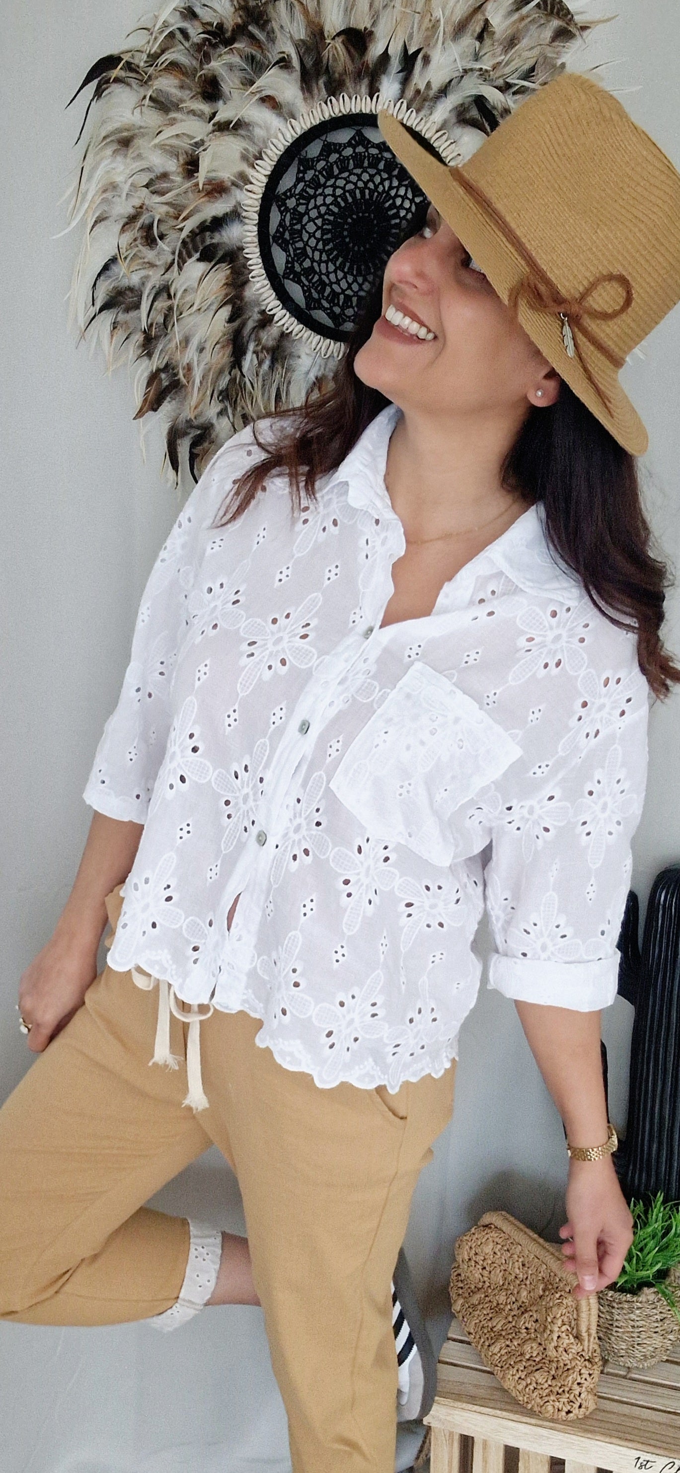 CAPUCINE Chemise blanche