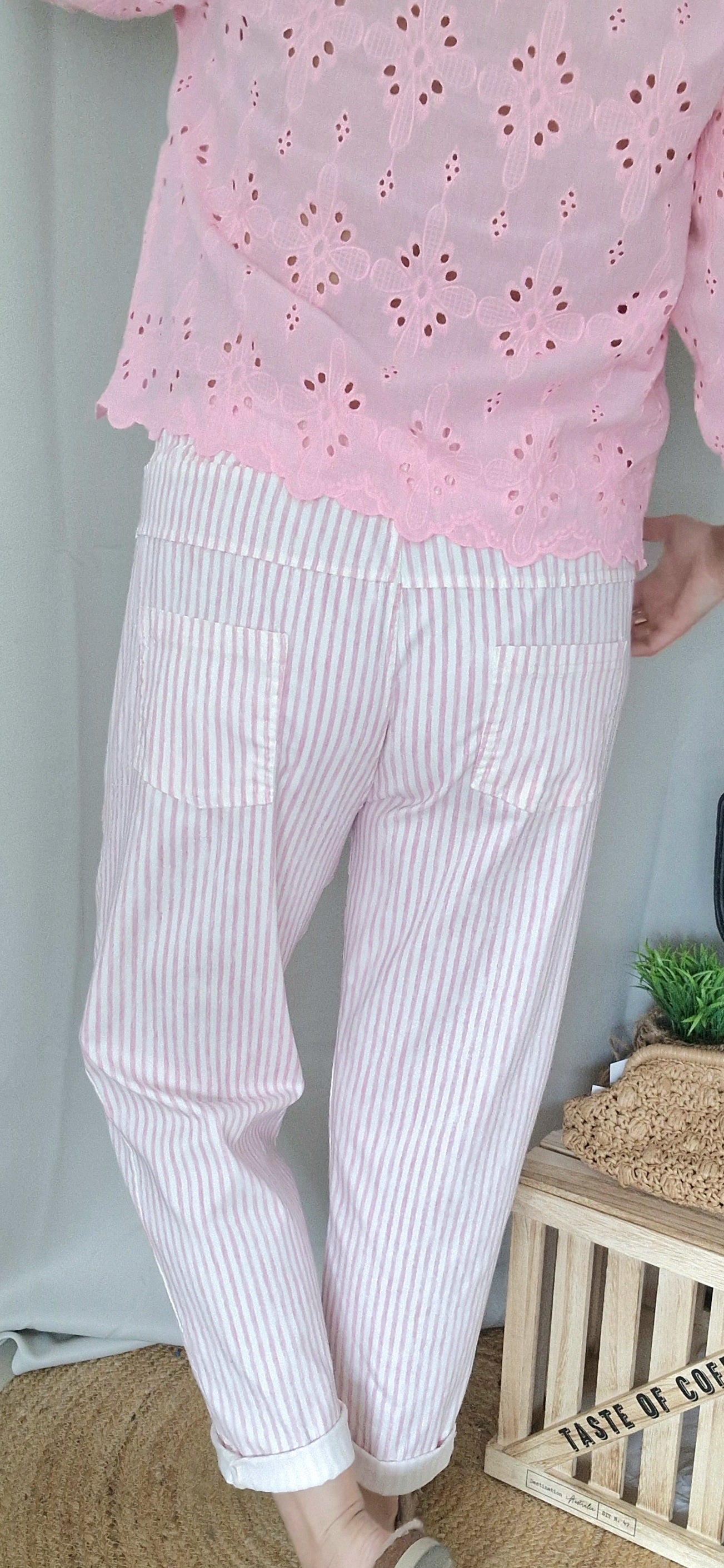 MARIN Pantalon Rose bébé