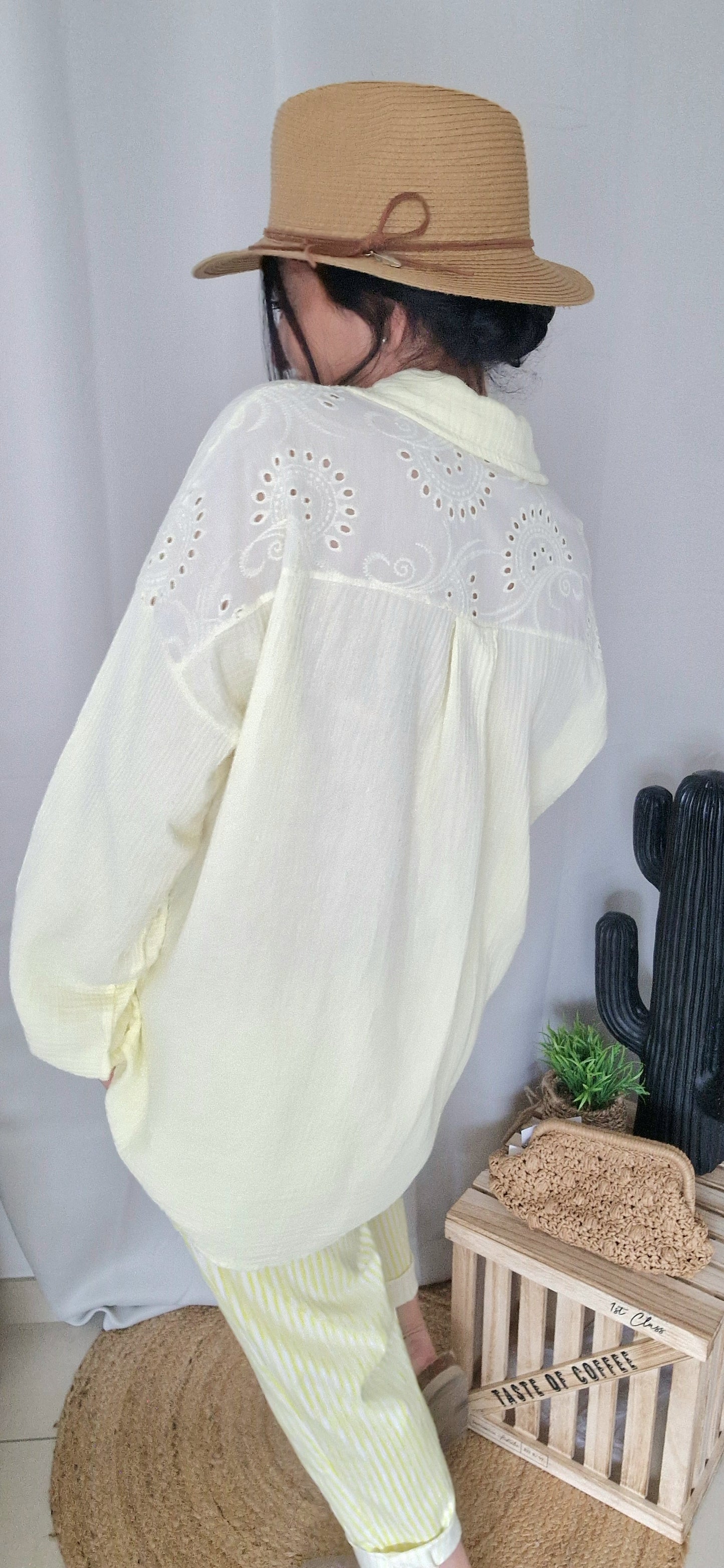 NINA Chemise jaune