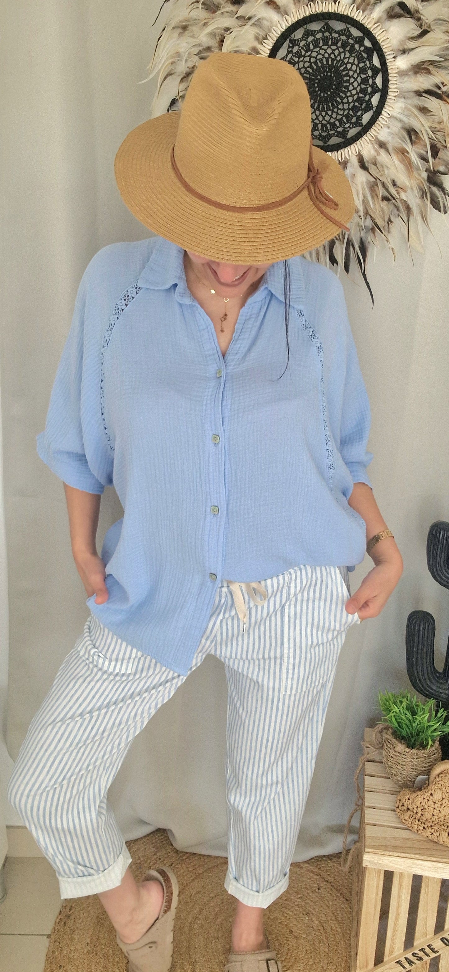 LOU Chemise bleu
