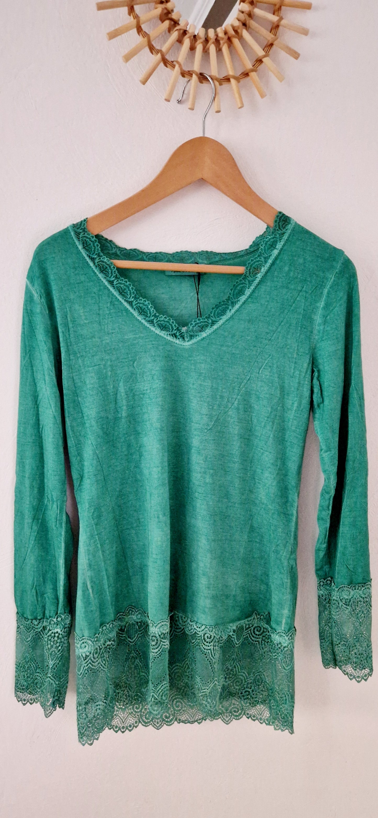 SUBTIL Dentelle vert