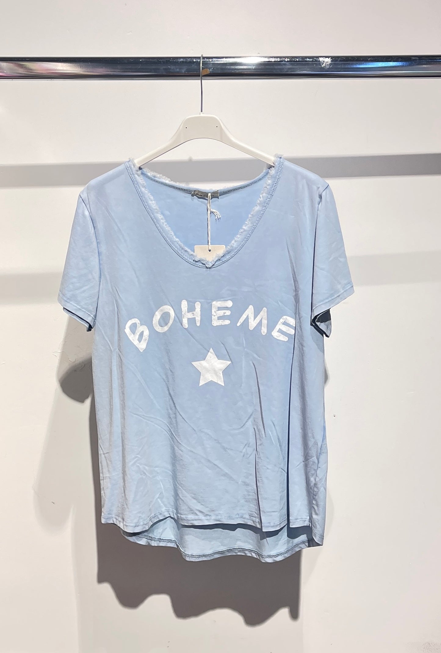 BOHEME tee-shirt bleu