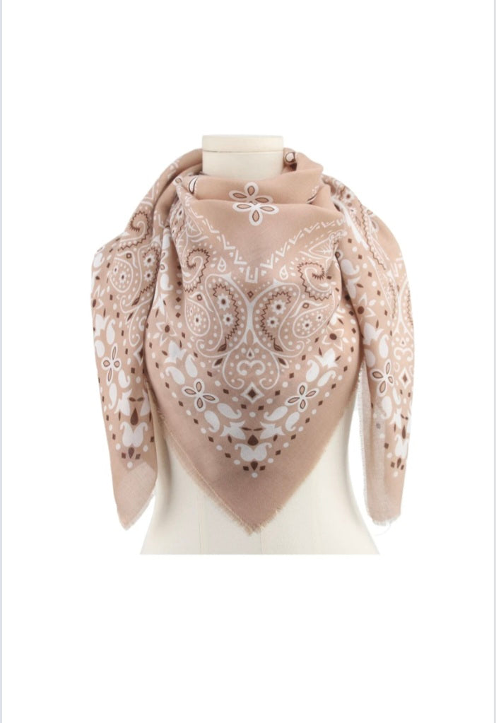 MAYA Foulard Taupe