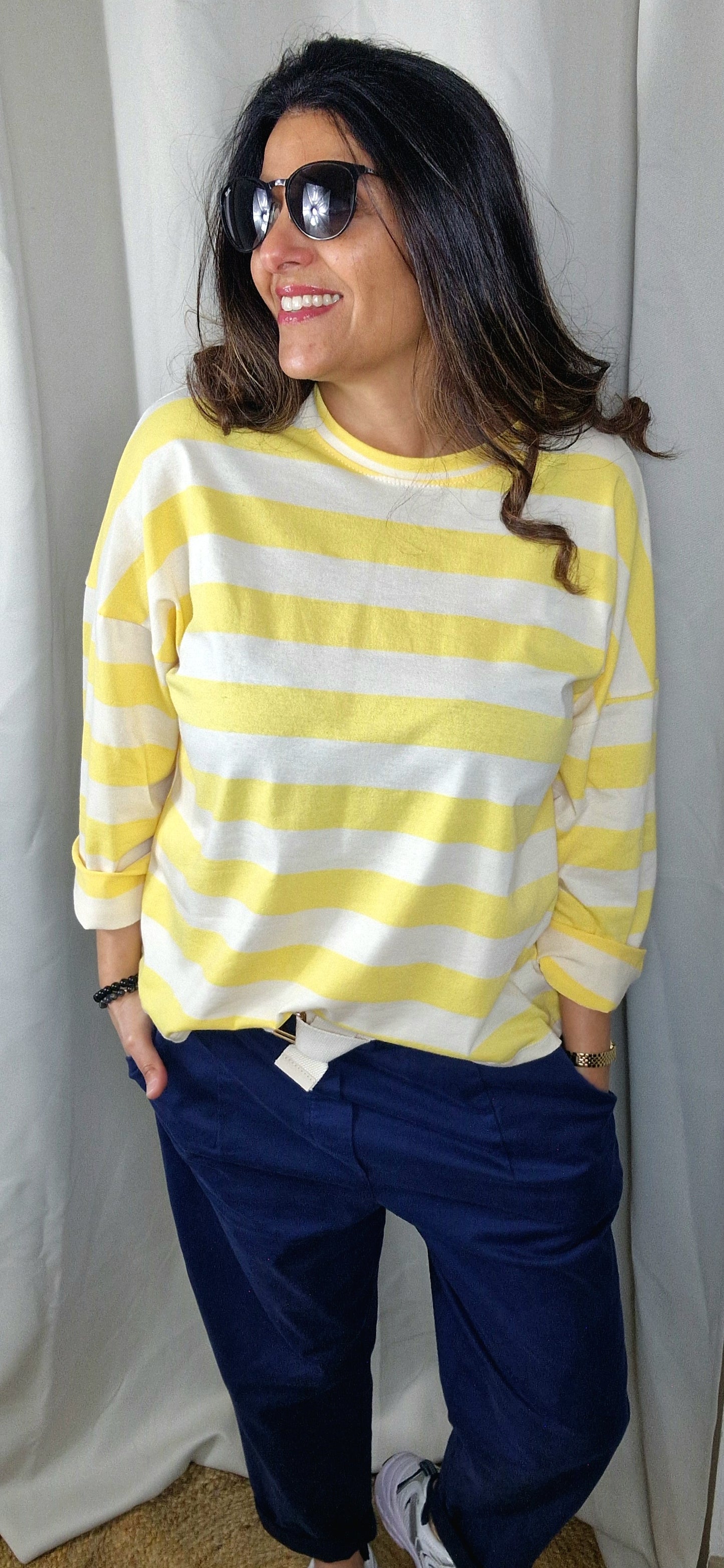 LULU Sweet rayée Jaune