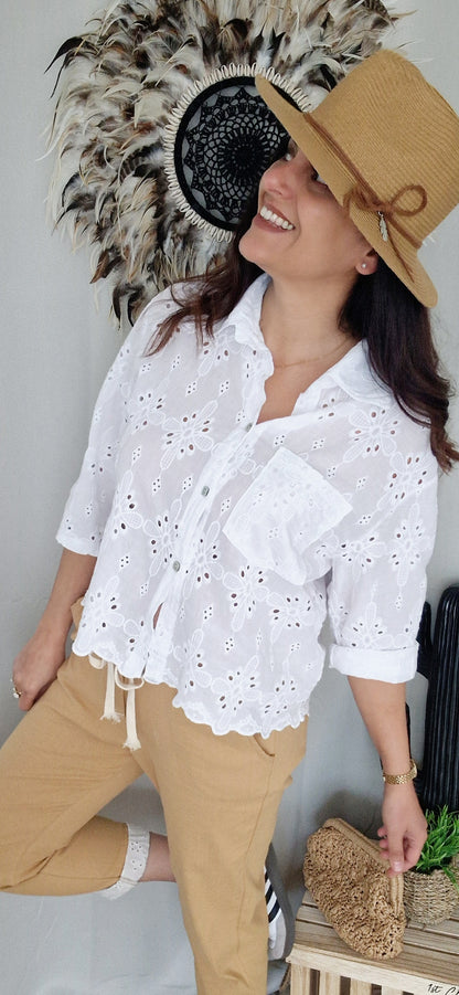 CAPUCINE Chemise blanche