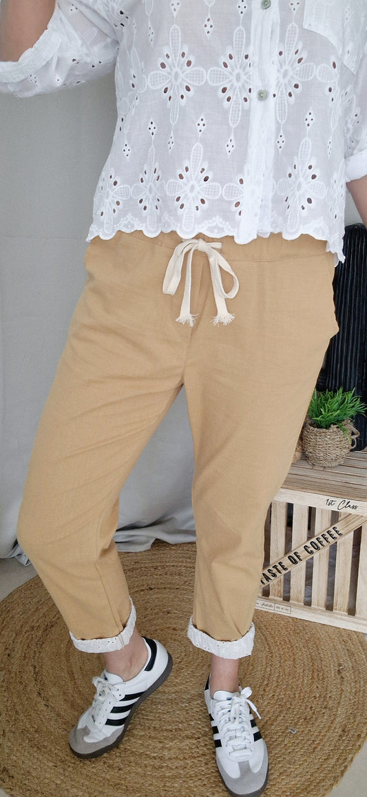 MILO Pantalon Camel
