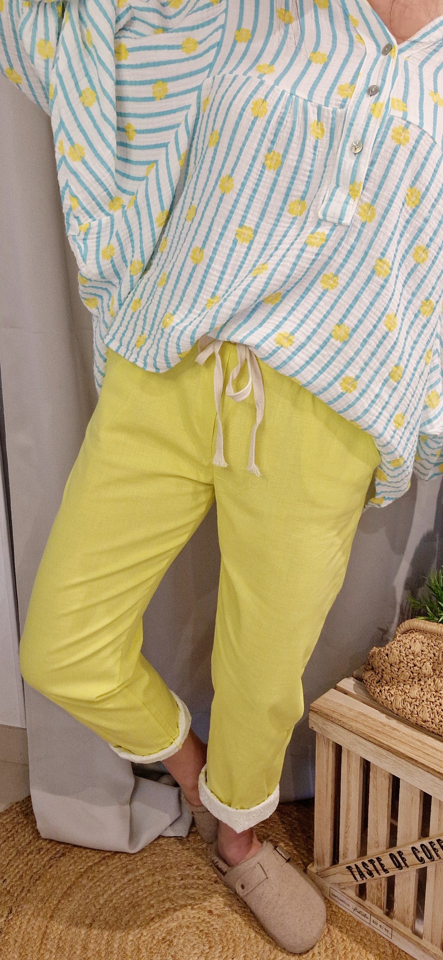 MILO Pantalon Jaune