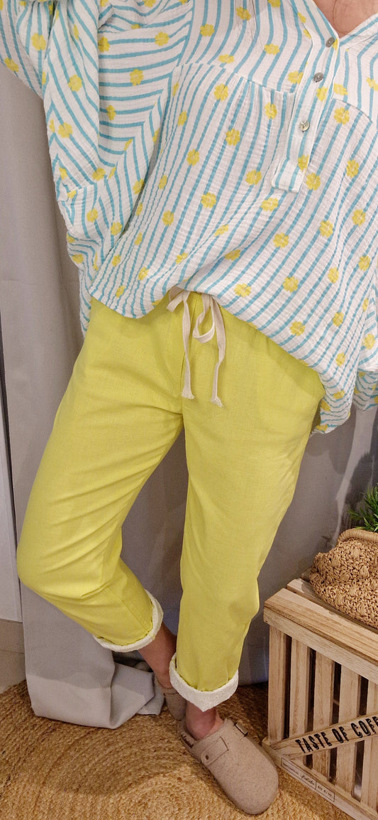 MILO Pantalon Jaune