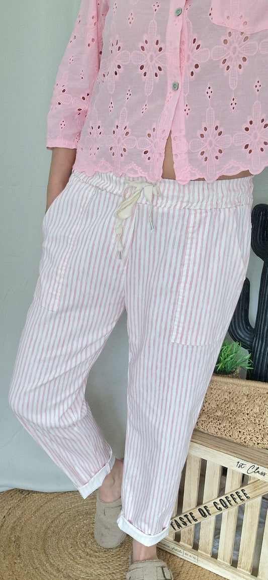 MARIN Pantalon Rose bébé