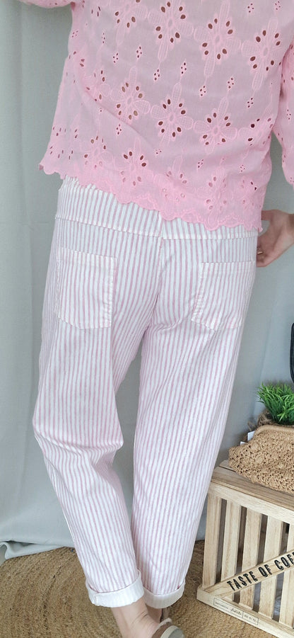 MARIN Pantalon Rose bébé