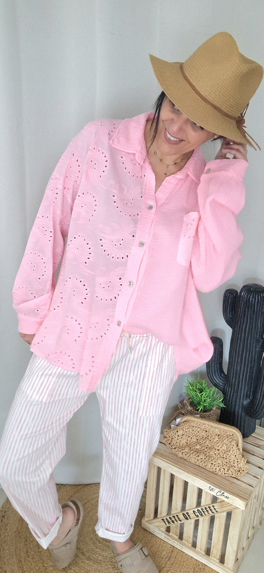 NINA Chemise Rose bébé