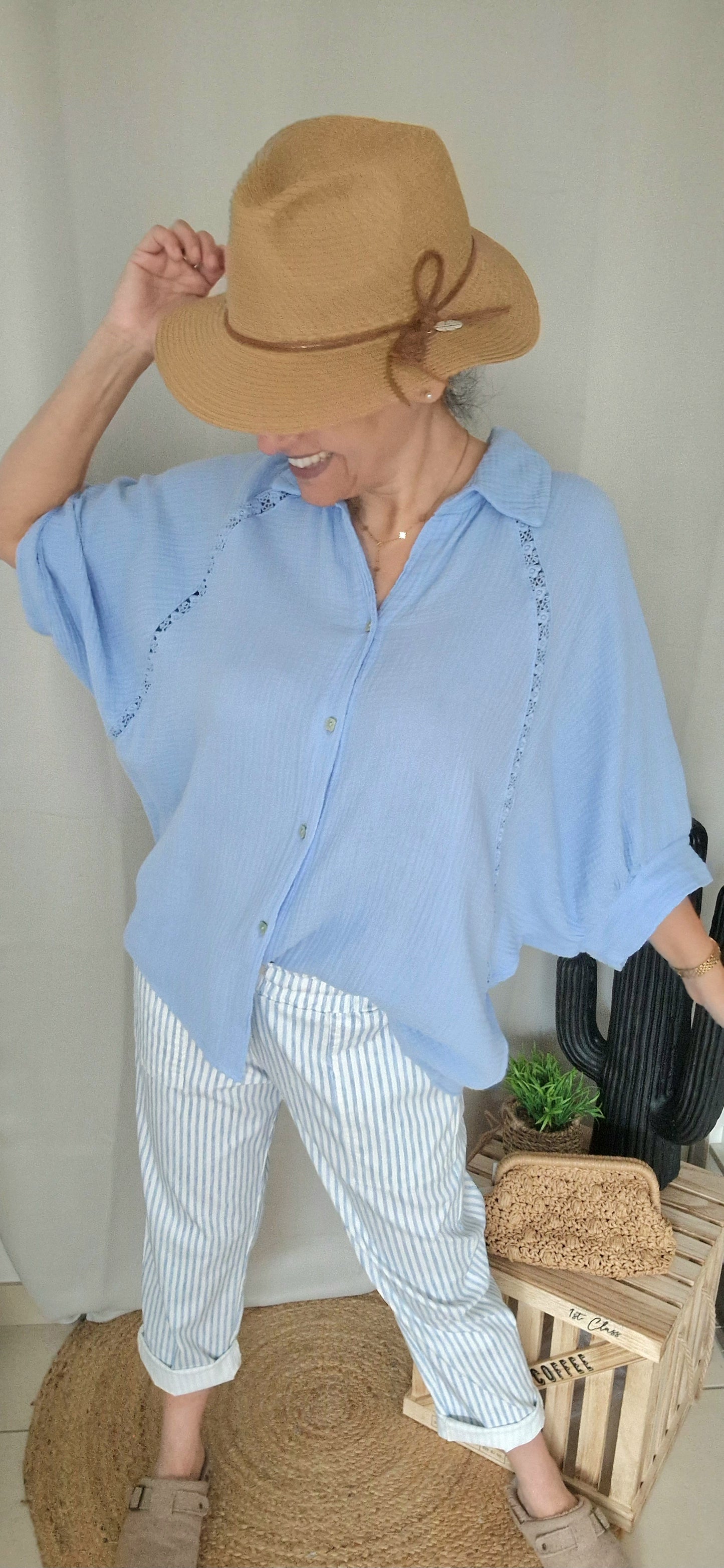 LOU Chemise bleu