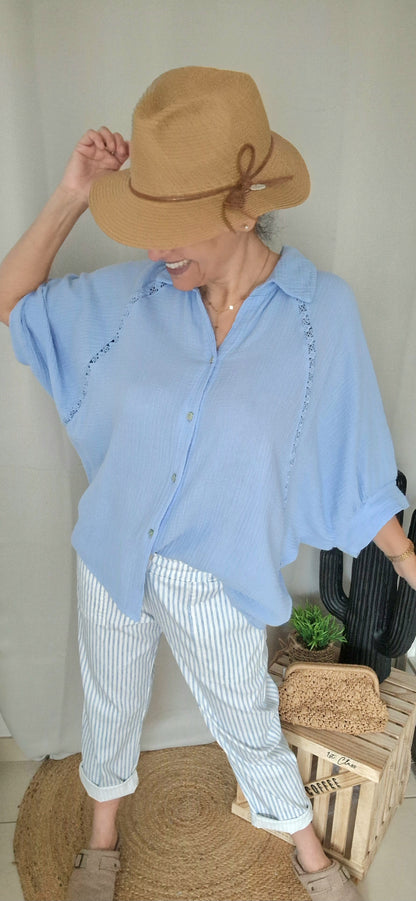 LOU Chemise bleu