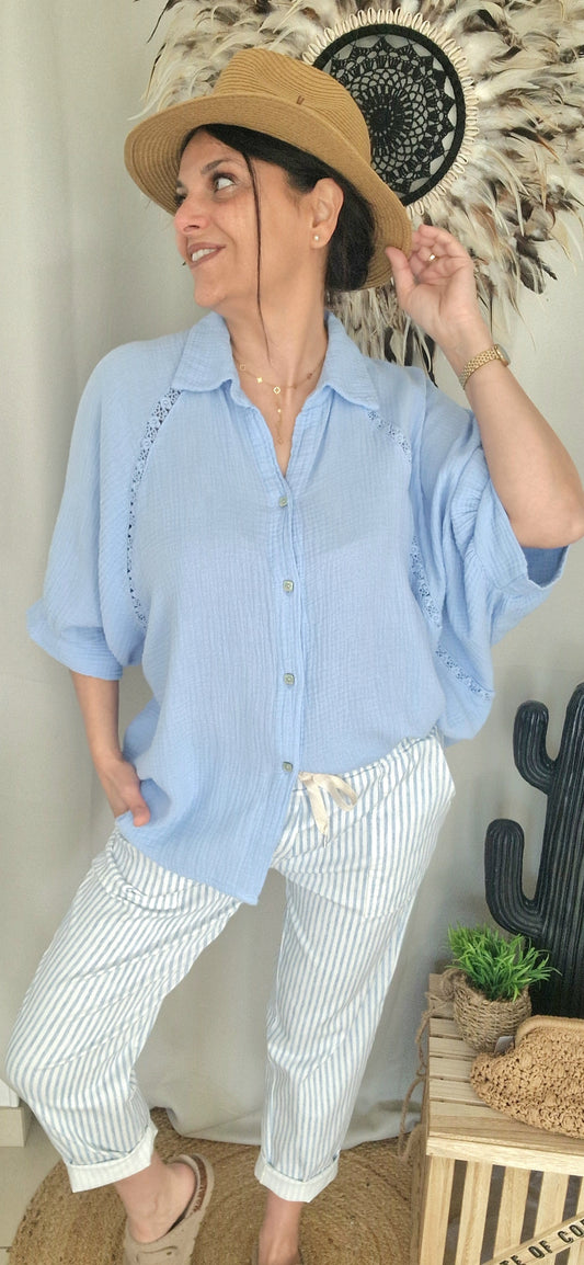 LOU Chemise bleu