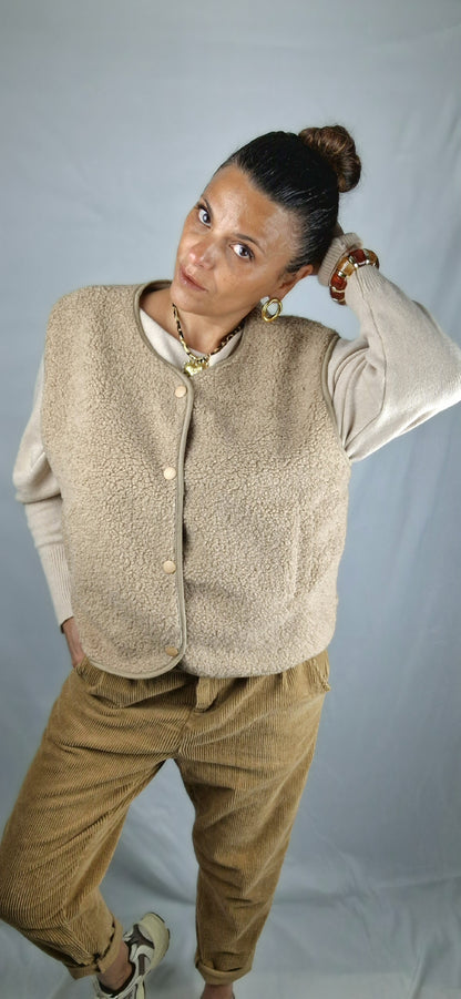 LUMA Gilet sans manches Beige