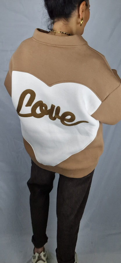 LOVE Veste moltonnée