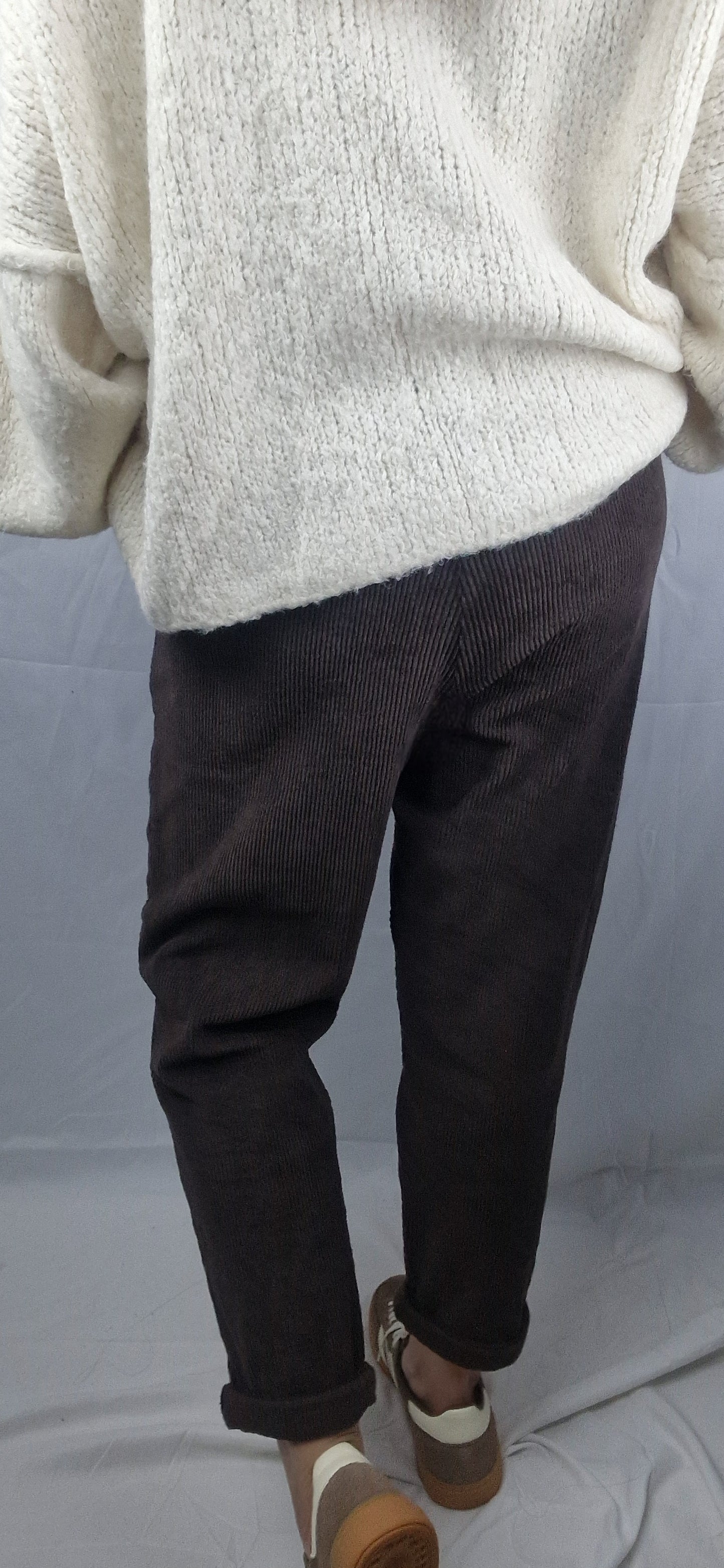 HARRY Pantalon velour marron