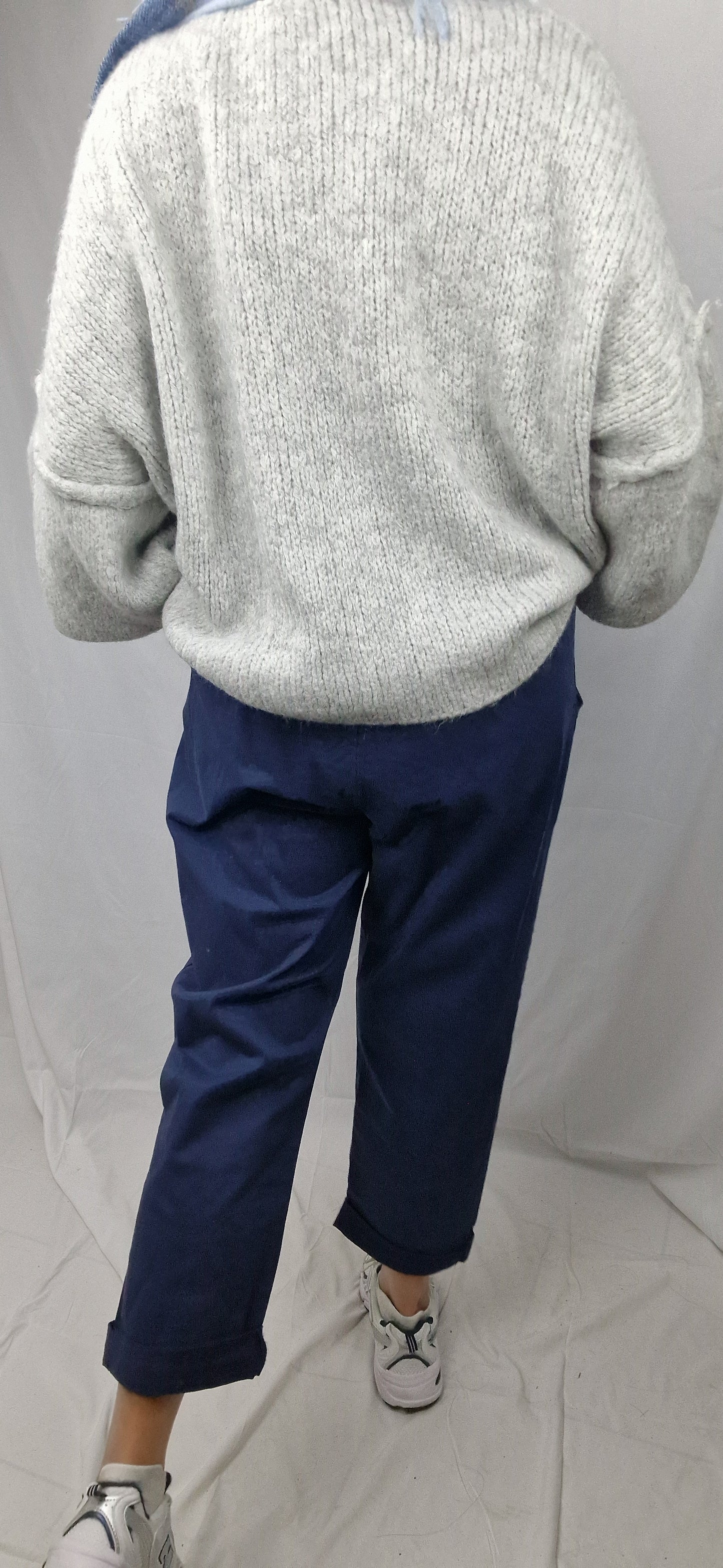 Pantalon loose Marine