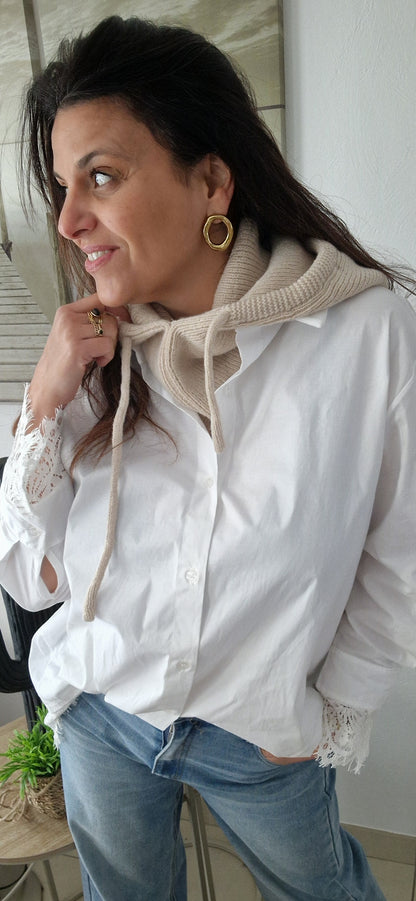 Cagoule Beige