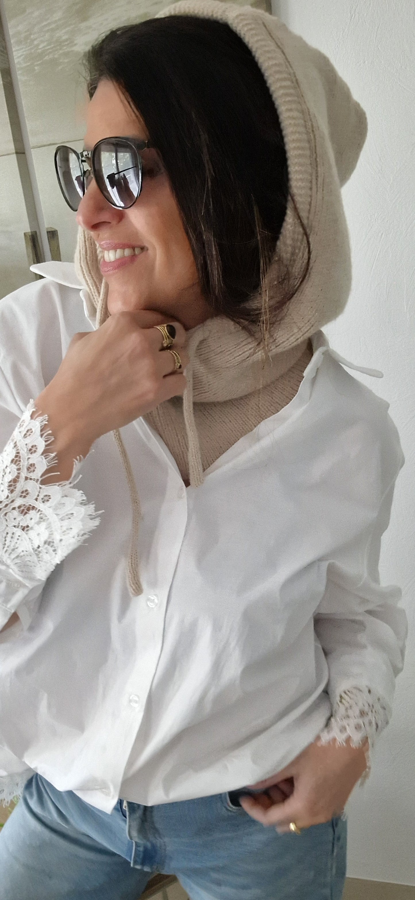 Cagoule Beige