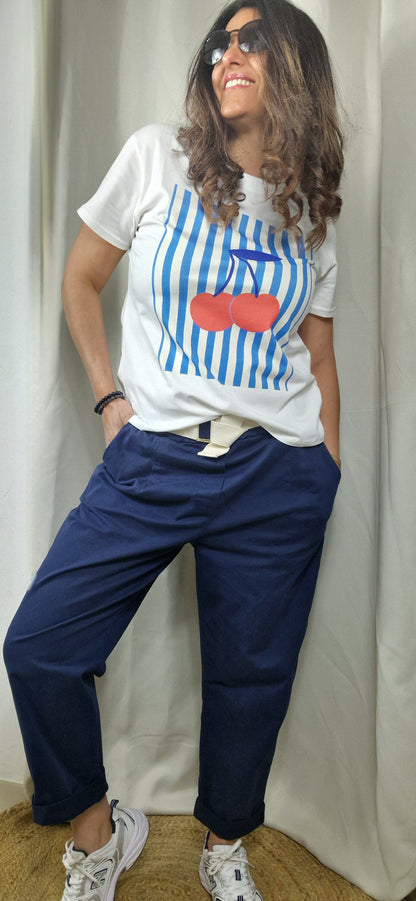 Pantalon LOOSE Marine