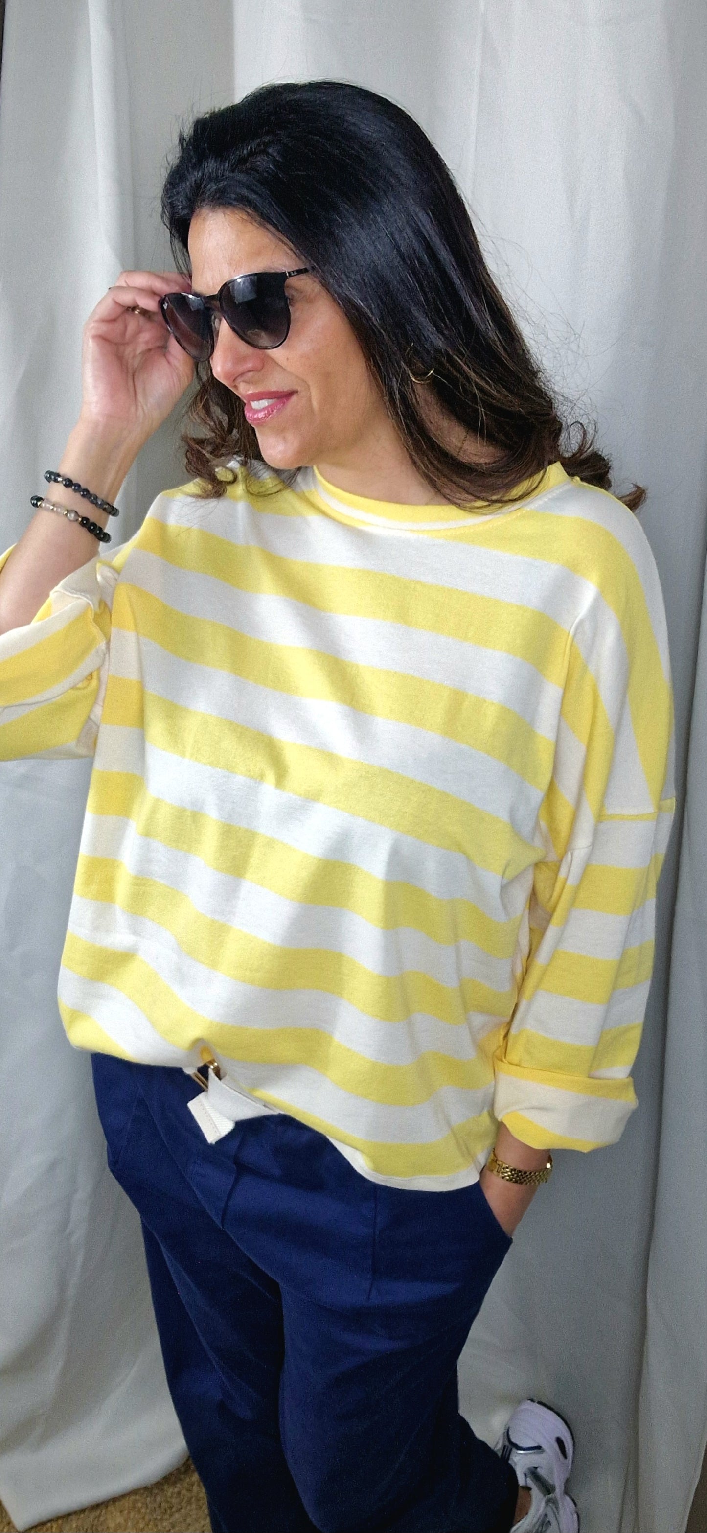 LULU Sweet rayée Jaune