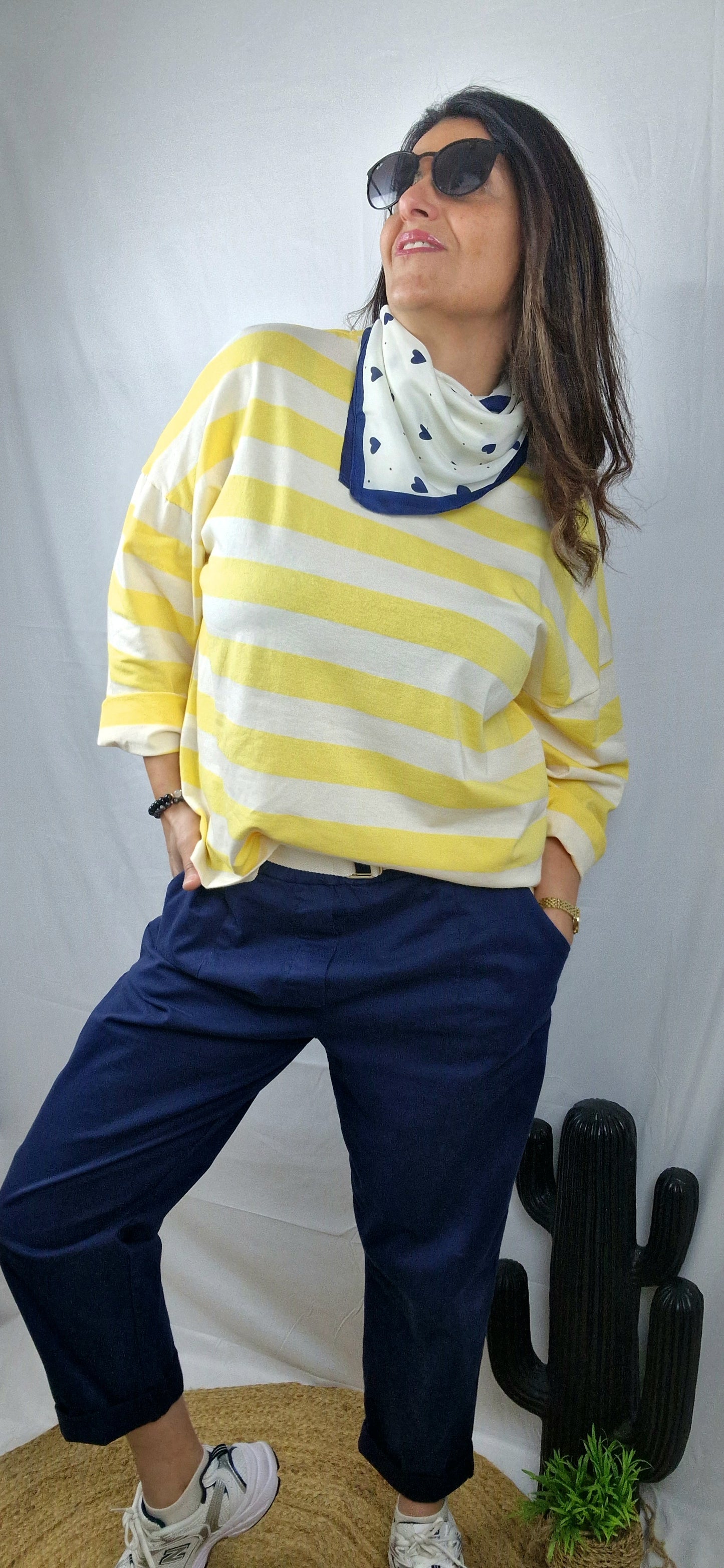 LULU Sweet rayée Jaune