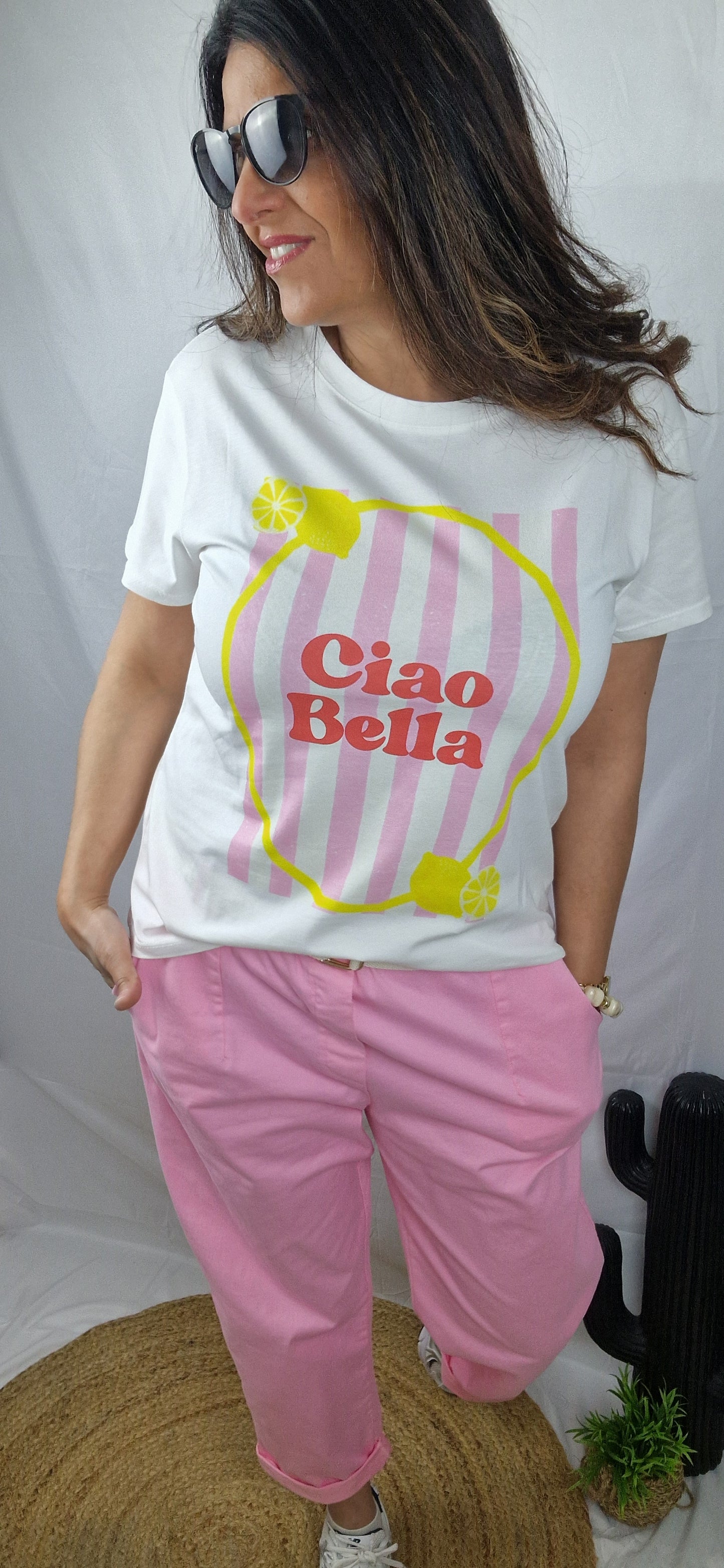 CIAO BELLA Tee-shirt rayé