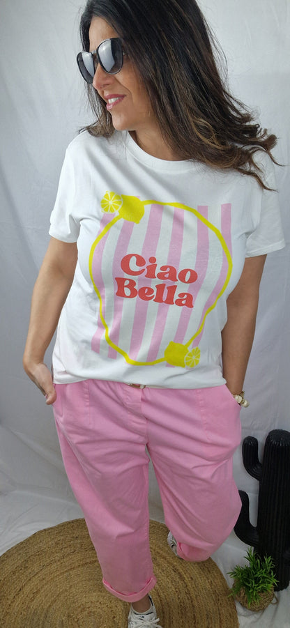 CIAO BELLA Tee-shirt rayé