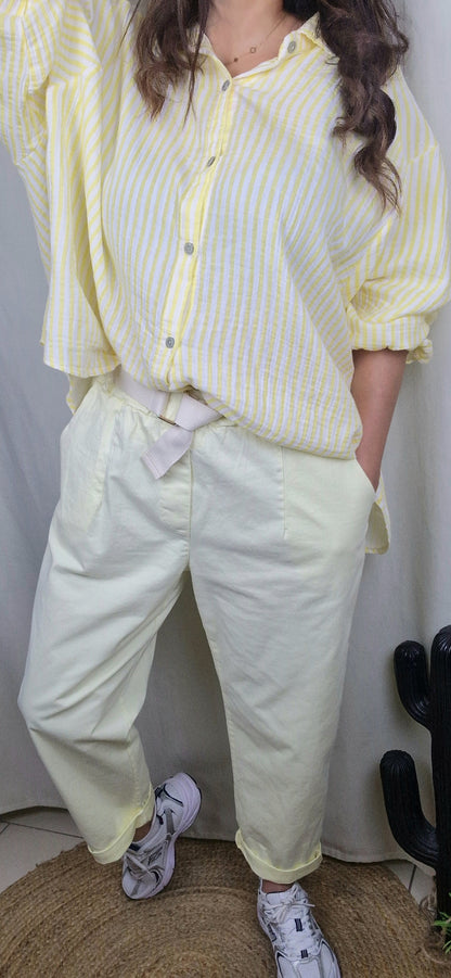 Pantalon LOOSE Jaune