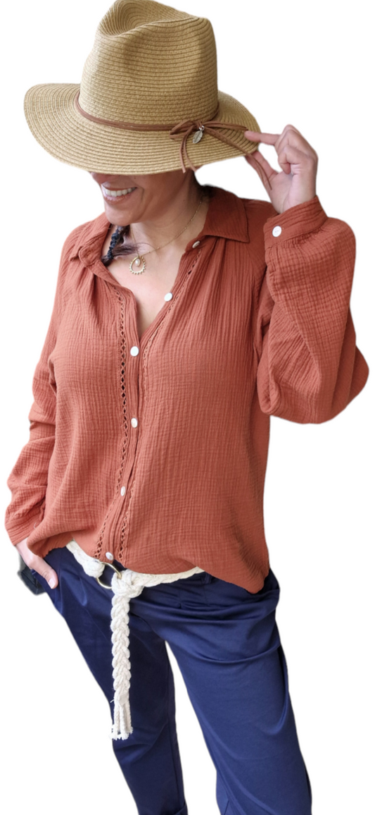 Chemise LISETTE Ocre