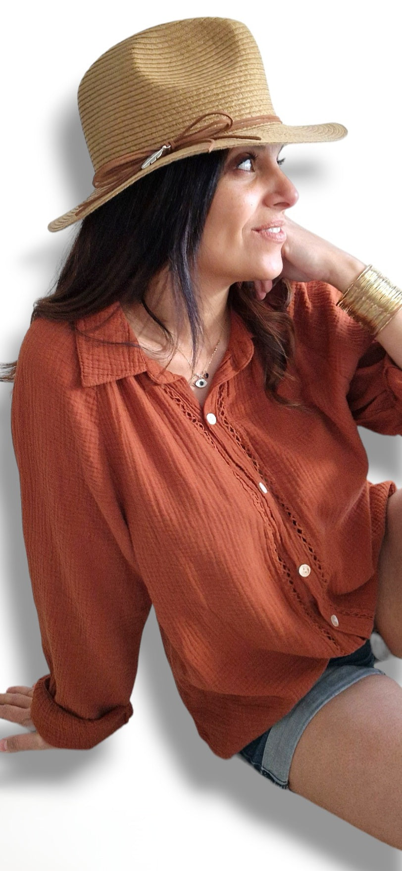 Chemise LISETTE Ocre