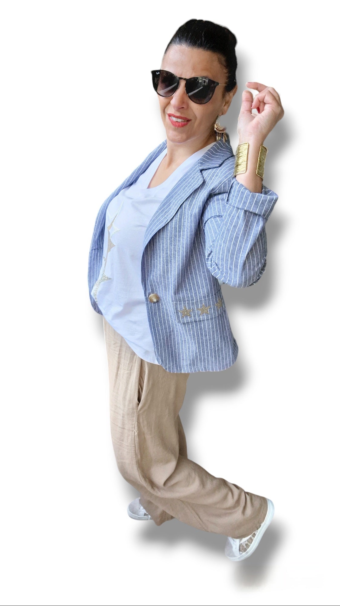 Blazer ESTRELLA Bleu