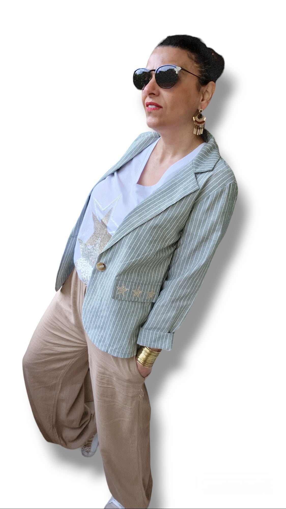Blazer ESTRELLA Kaki