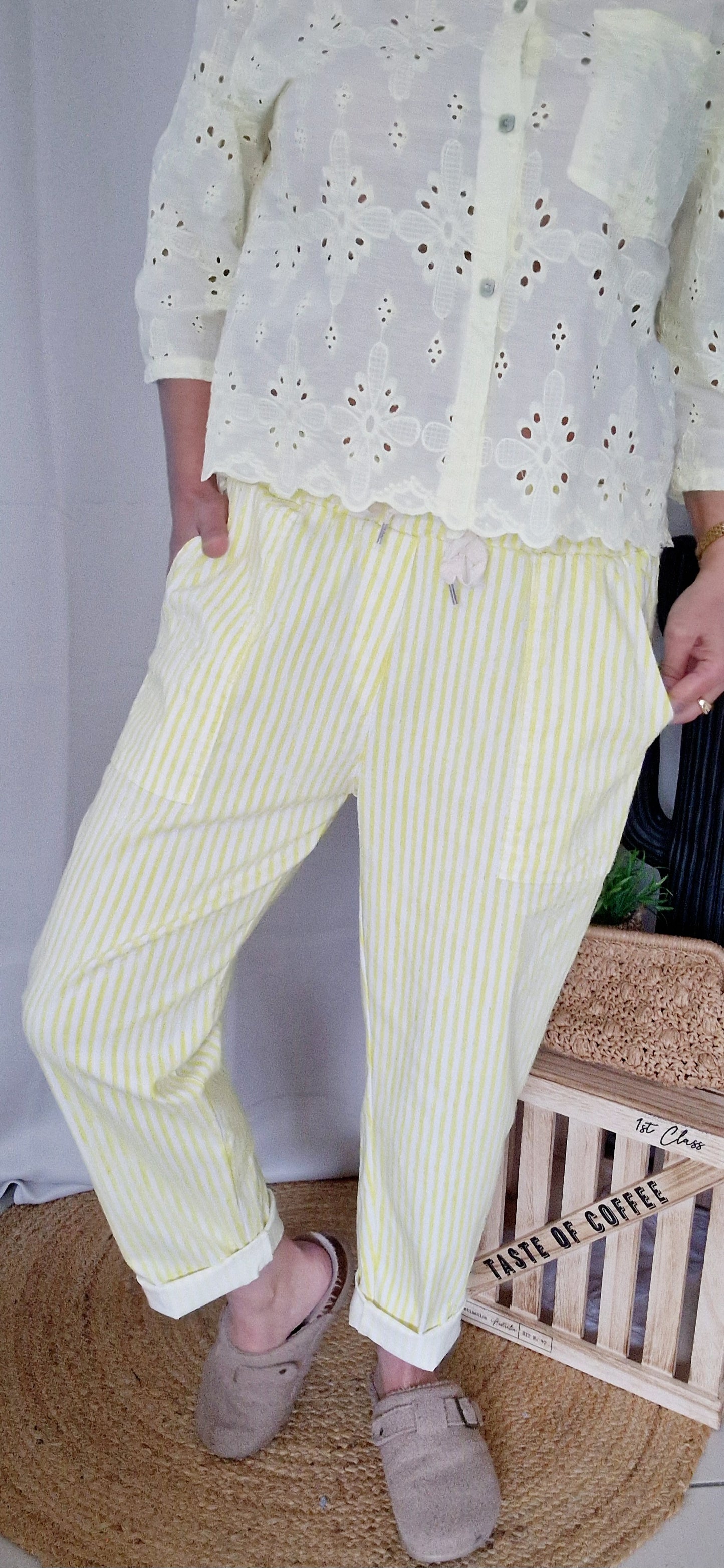 MARIN Pantalon Jaune