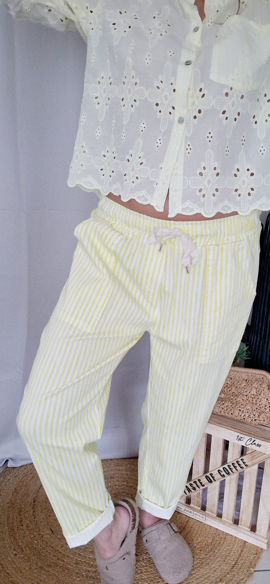 MARIN Pantalon Jaune