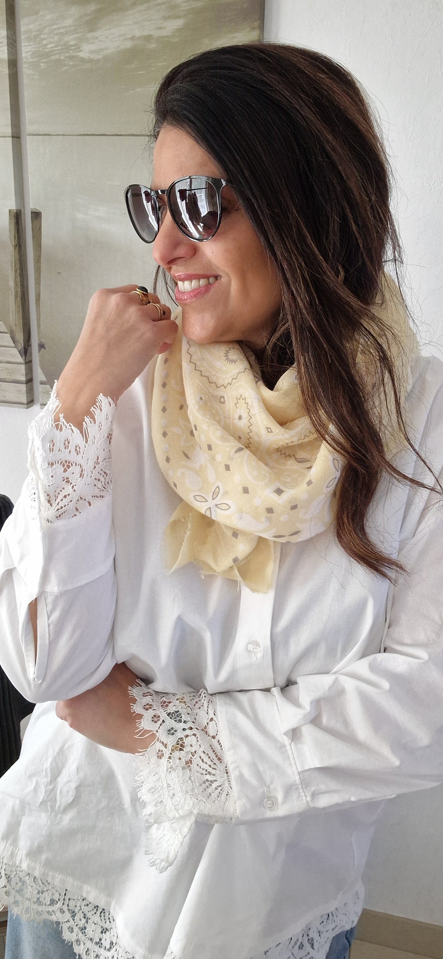 MAYA Foulard Jaune
