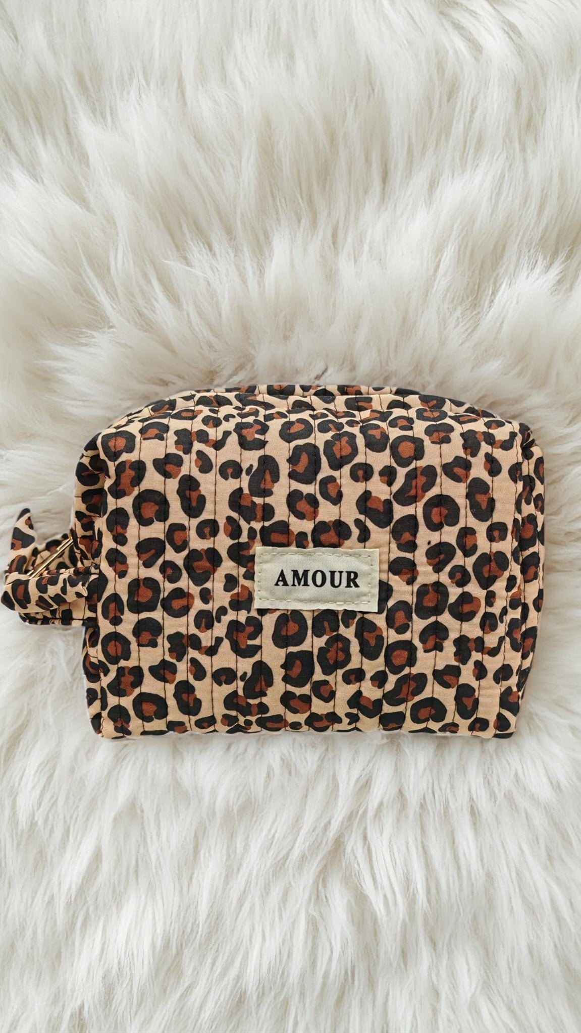 AMOUR trousse Léopard