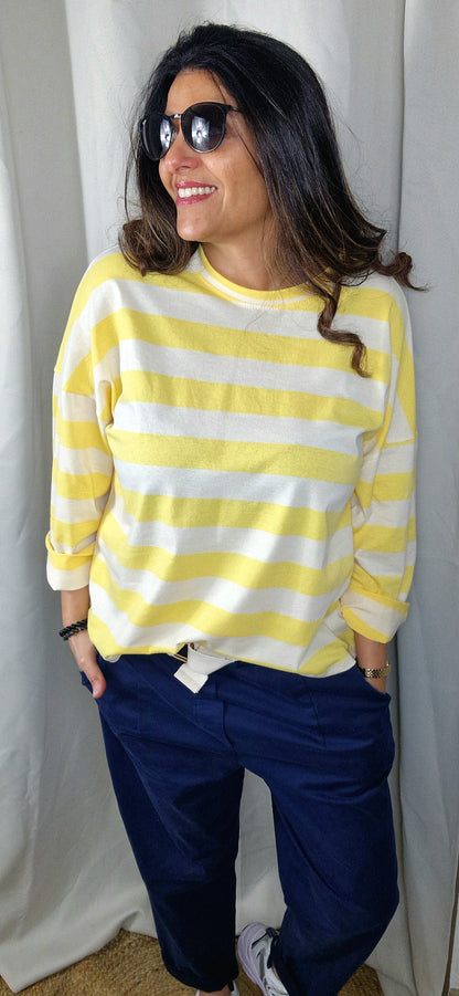 LULU Sweet rayée Jaune