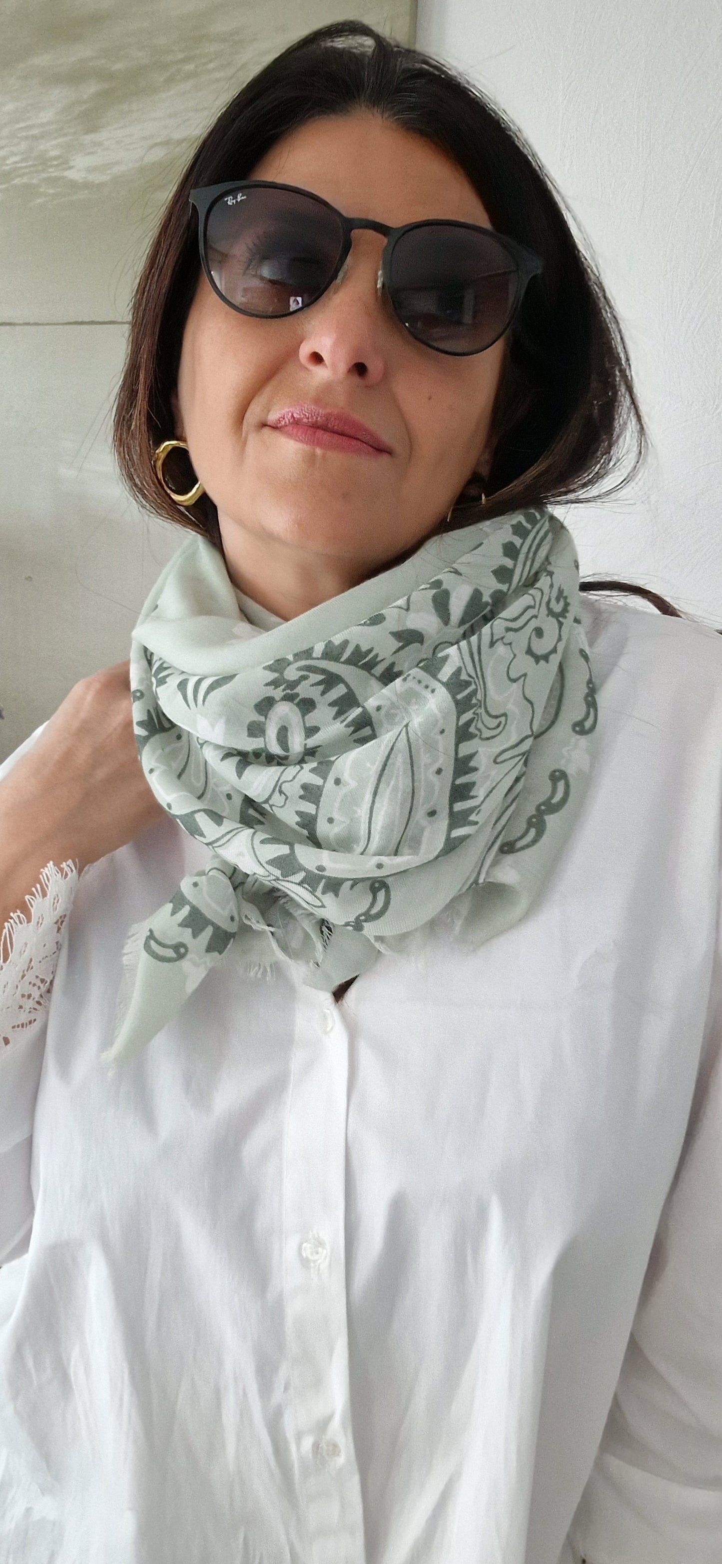 BANDANA Foulard kaki