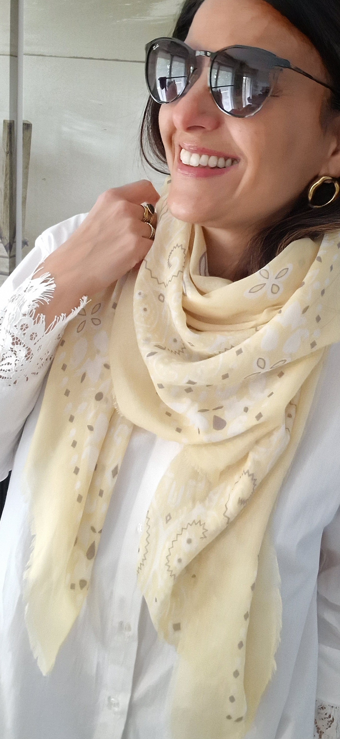 MAYA Foulard Jaune